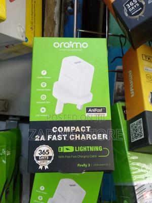 Oraimo iPhone Adapter With Lightening Cable Fast Charging - thumbnail 2