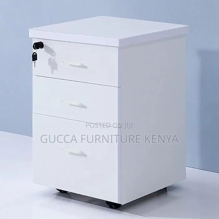 Cabinets:Mobile Pedestal Storage Cabinet With 3-Drawers