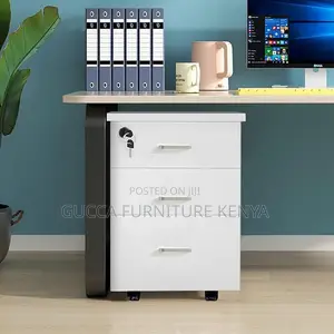 Cabinets:Mobile Pedestal Storage Cabinet With 3-Drawers
