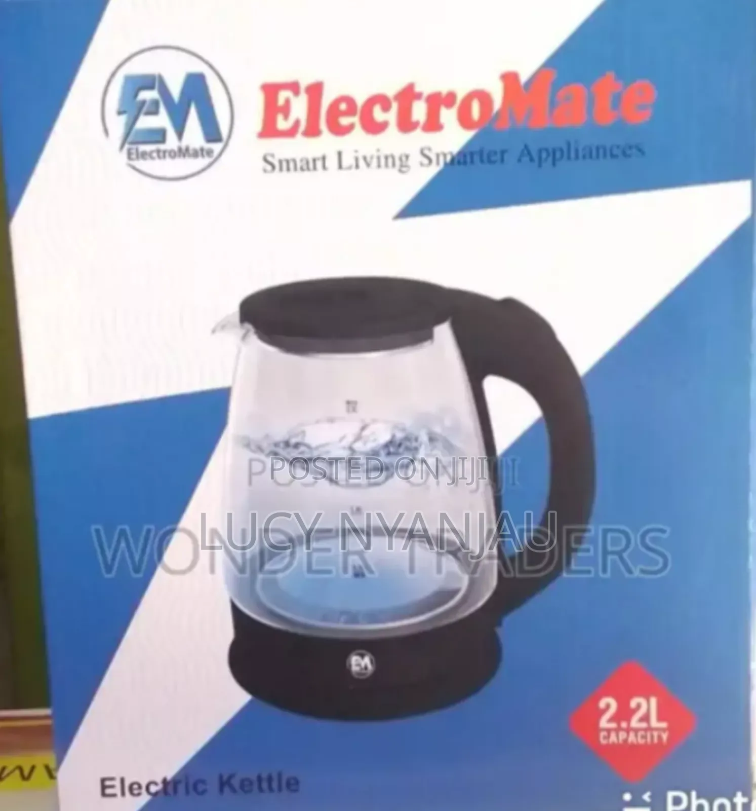 Electromate Electric Kettle -2.2l