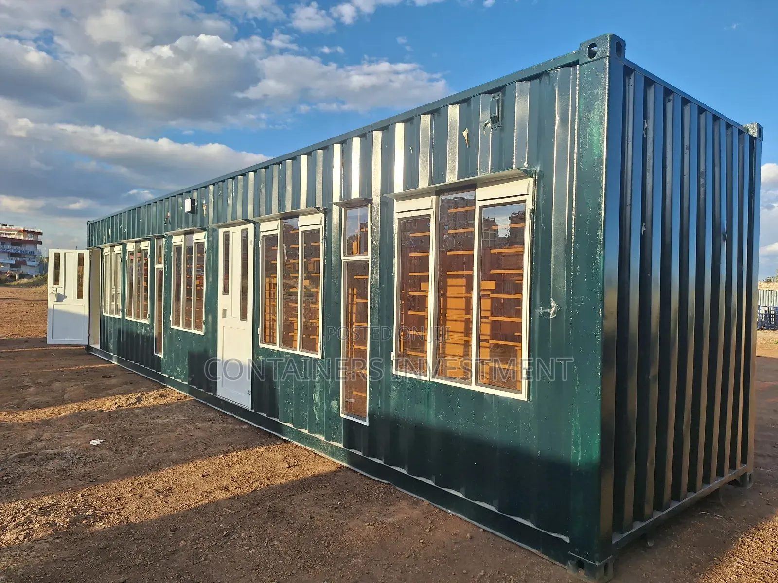 Container Offices- 40ft Into 3 Offices