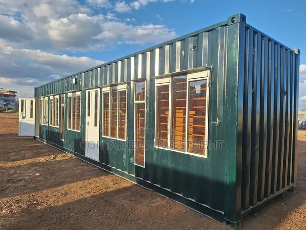 Container Offices- 40ft Into 3 Offices