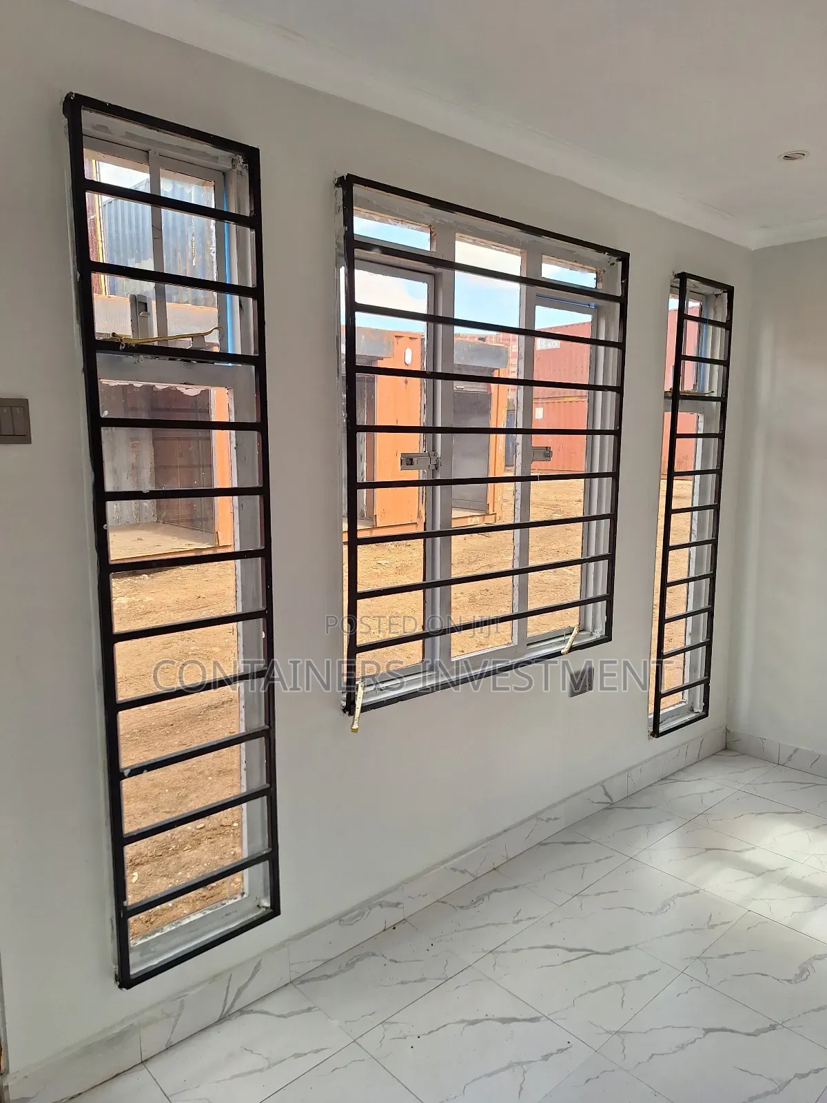 Container Offices- 40ft Into 3 Offices