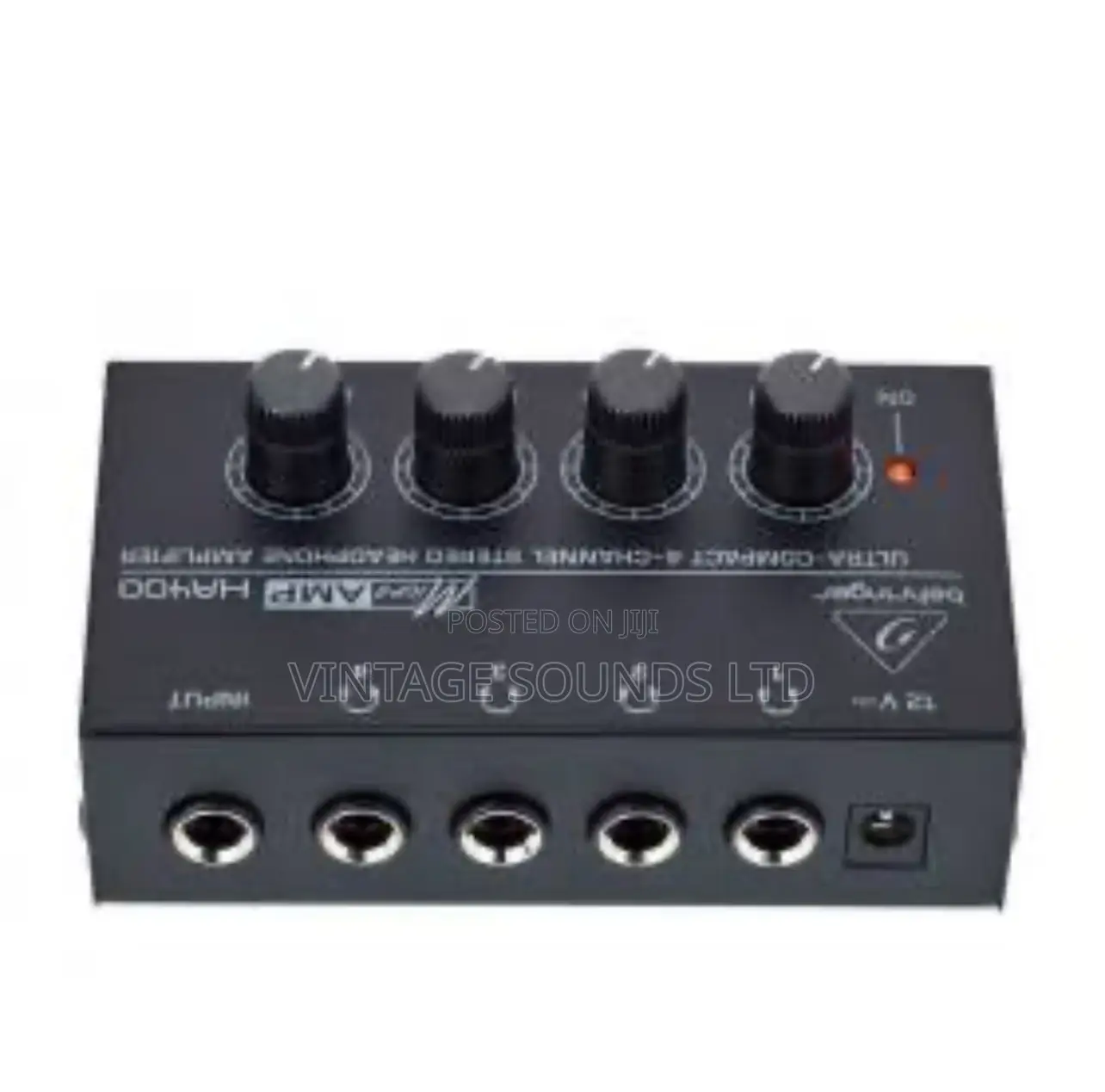 Behringer Microamp HA400 4-Channel Headphone Amplifier Bk