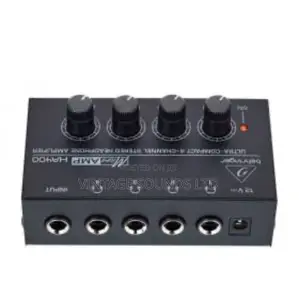 Behringer Microamp HA400 4-Channel Headphone Amplifier Bk