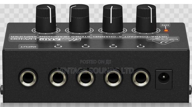 Behringer Microamp HA400 4-Channel Headphone Amplifier Bk - thumbnail 3