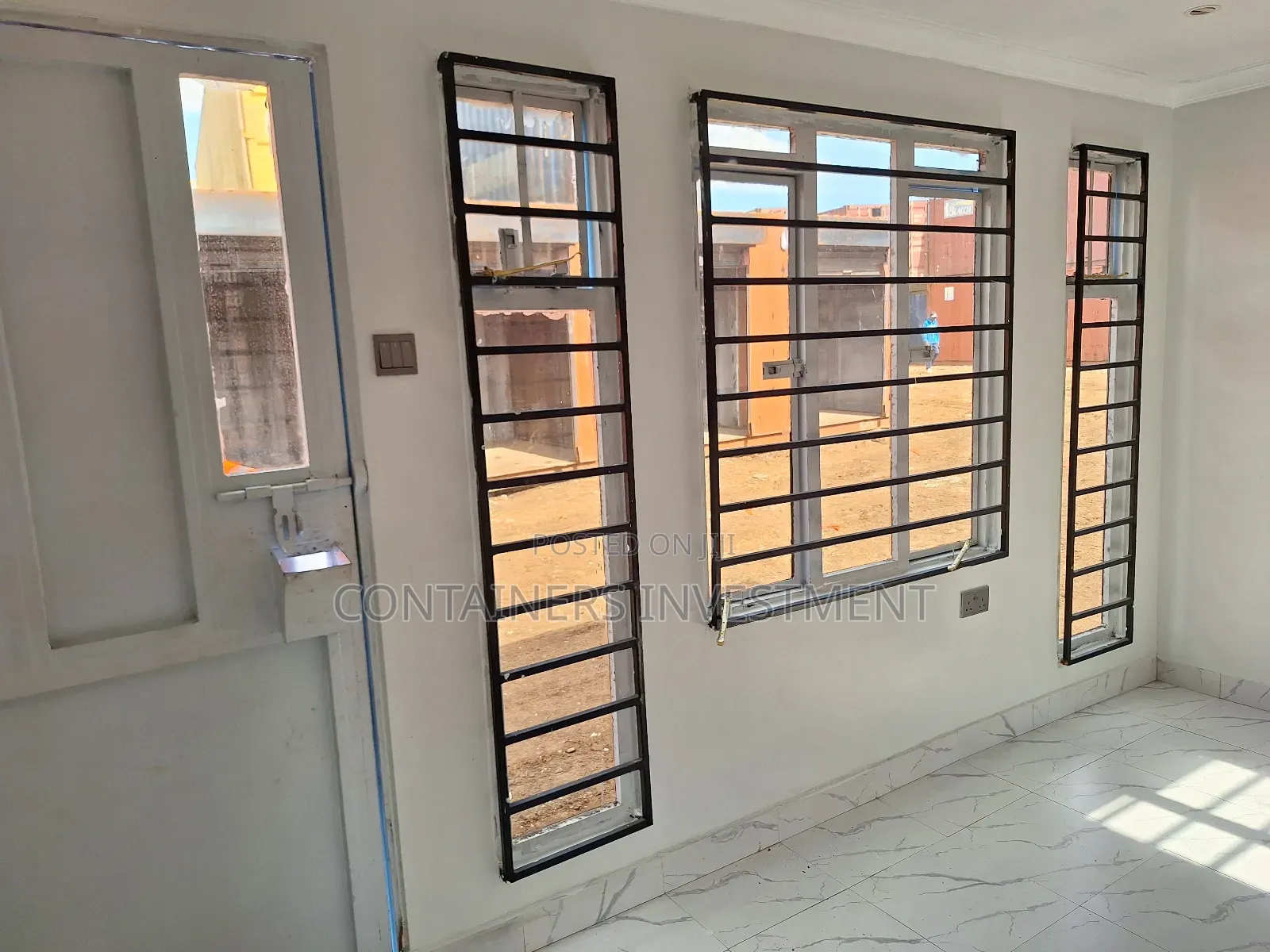 Container Offices- 40ft Into 3 Offices