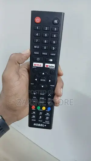 Nobel + Original Smart Tv Remote Control With Batteries