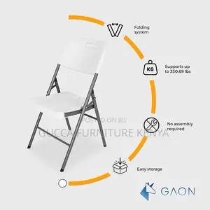 Office Chairs:White Patio Foldable Stackable Chair