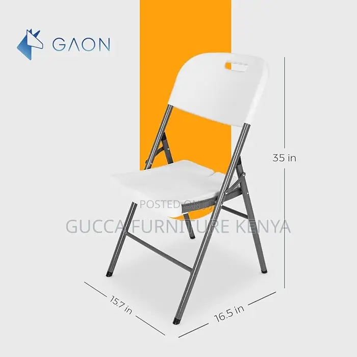 Office Chairs:White Patio Foldable Stackable Chair
