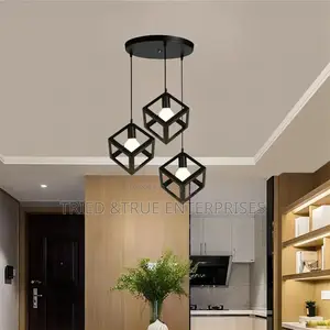 3 in 1 Flat Base Cube Hanging Pendants Lights Tsw4
