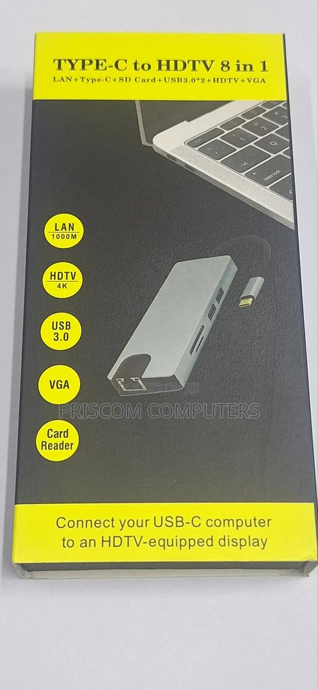 Type C To Hdmi Adapter 8 In 1 Type C Docking Station - main view