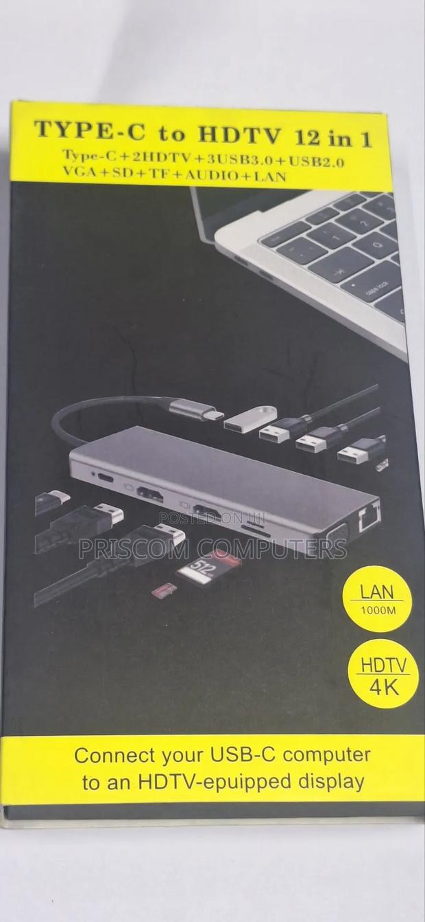 Type C To Hdmi Adapter 12 In 1 Type C Docking Station - main view