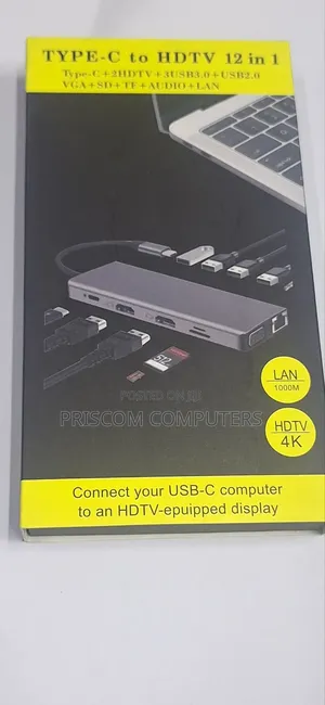 Type C To Hdmi Adapter 12 In 1 Type C Docking Station