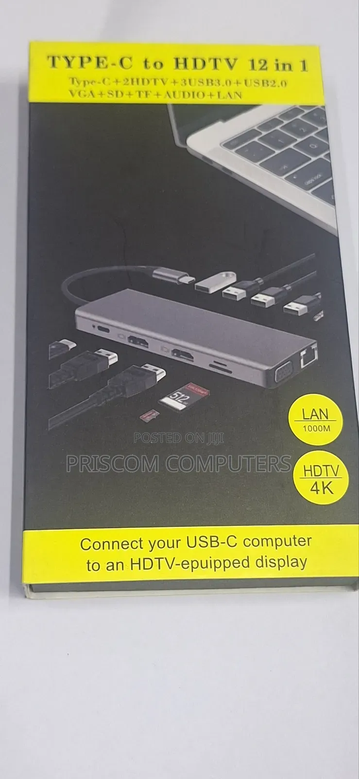 Type C To Hdmi Adapter 12 In 1 Type C Docking Station