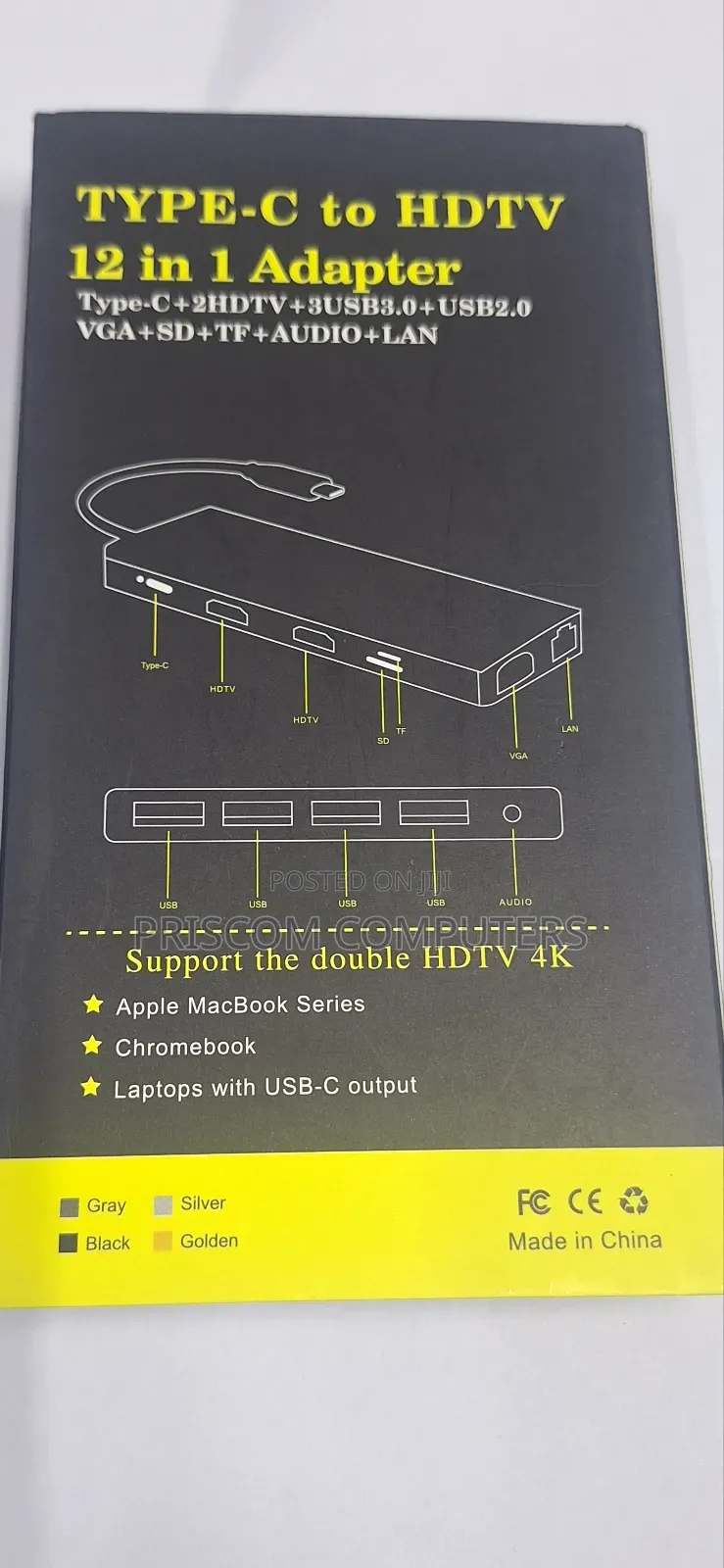 Type C To Hdmi Adapter 12 In 1 Type C Docking Station