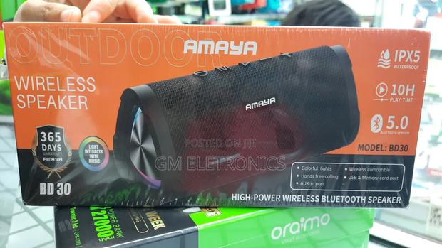 Original Amaya Bt Wireless Speaker BD-30 (Black) - thumbnail 2