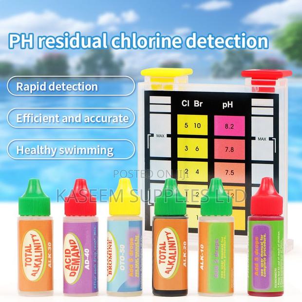 5-Way Pool Spa Test Kit (Ph / Cl / Bromine / Alkalinity / Ac - main view