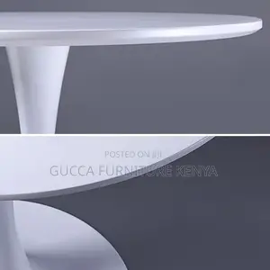 Dining Tables:White Round Marble Bedside Dining Table
