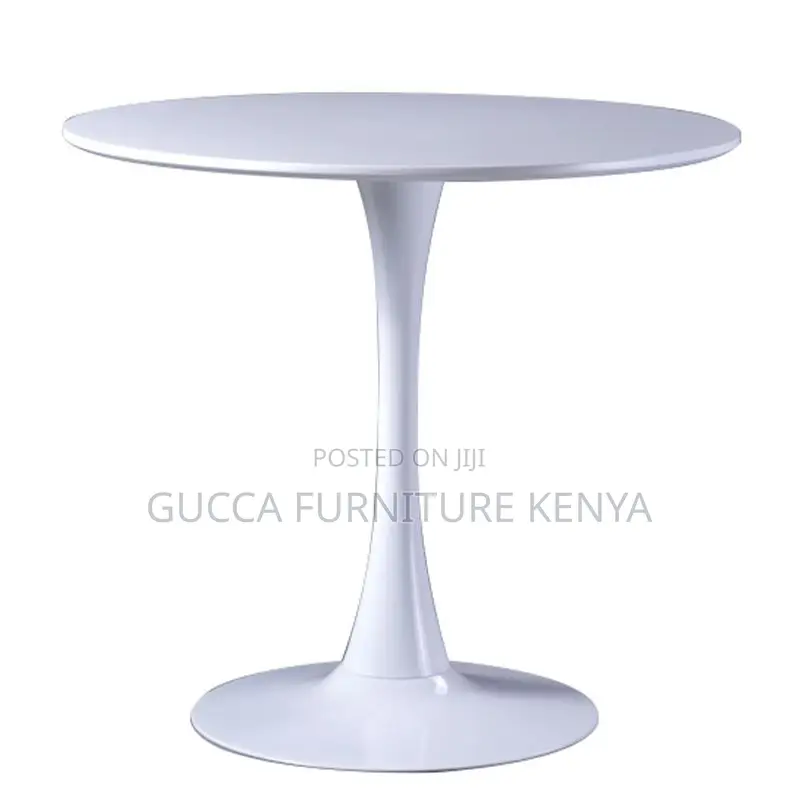 Dining Tables:White Round Marble Bedside Dining Table