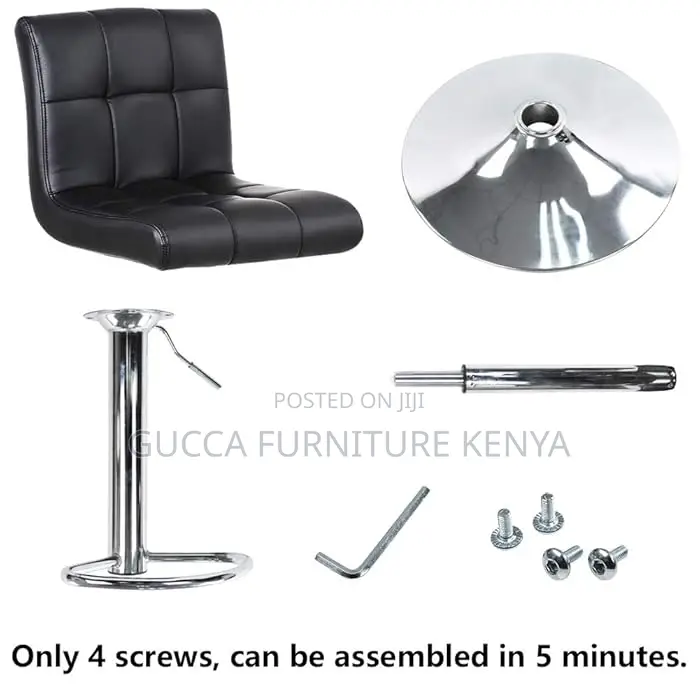 Home Chairs:Homall Modern Adjustable Leather Bar Stool