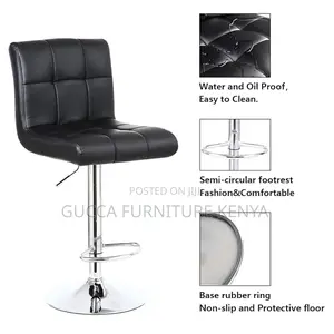 Home Chairs:Homall Modern Adjustable Leather Bar Stool