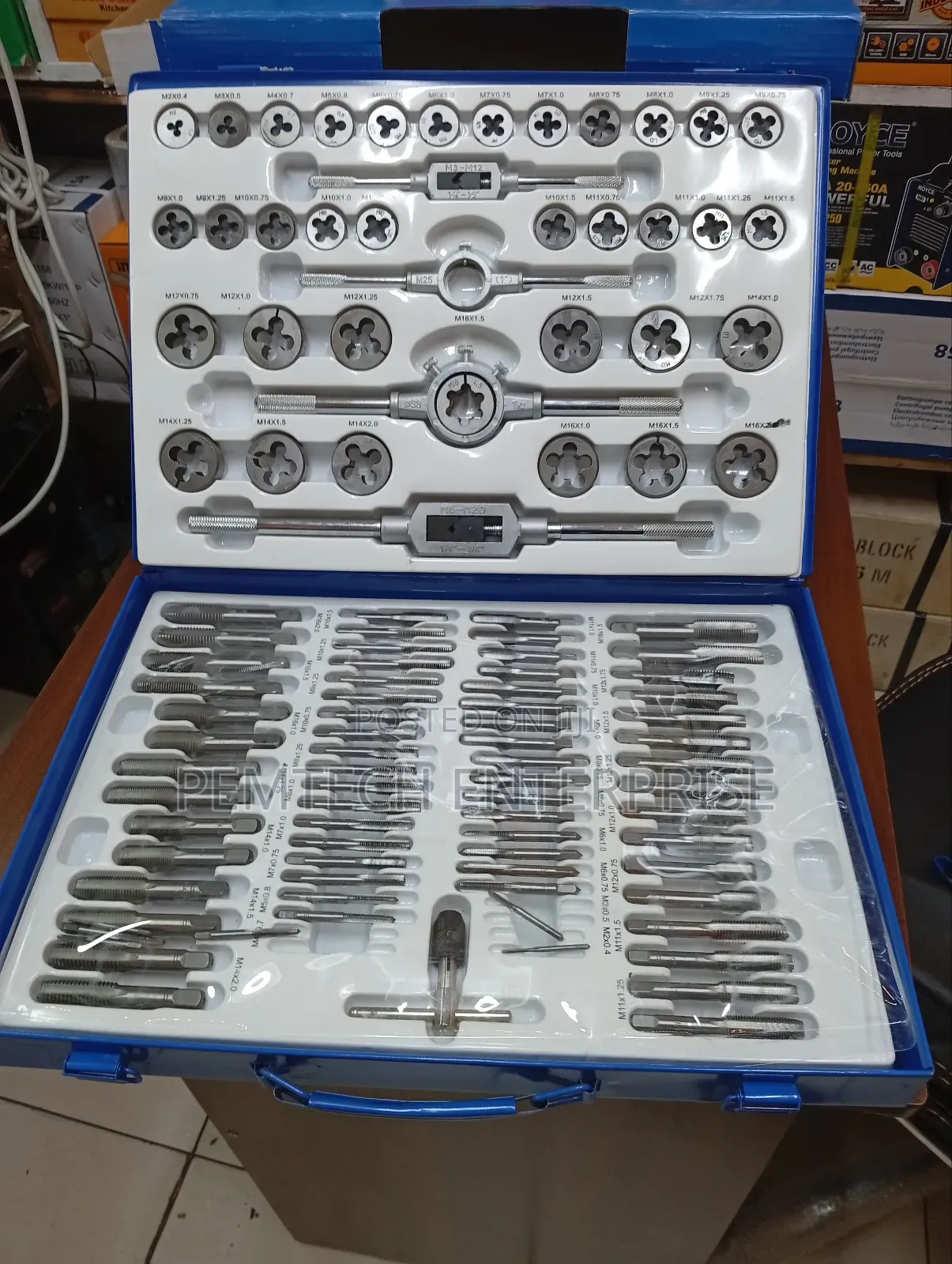 110pcs Tap and Die Set