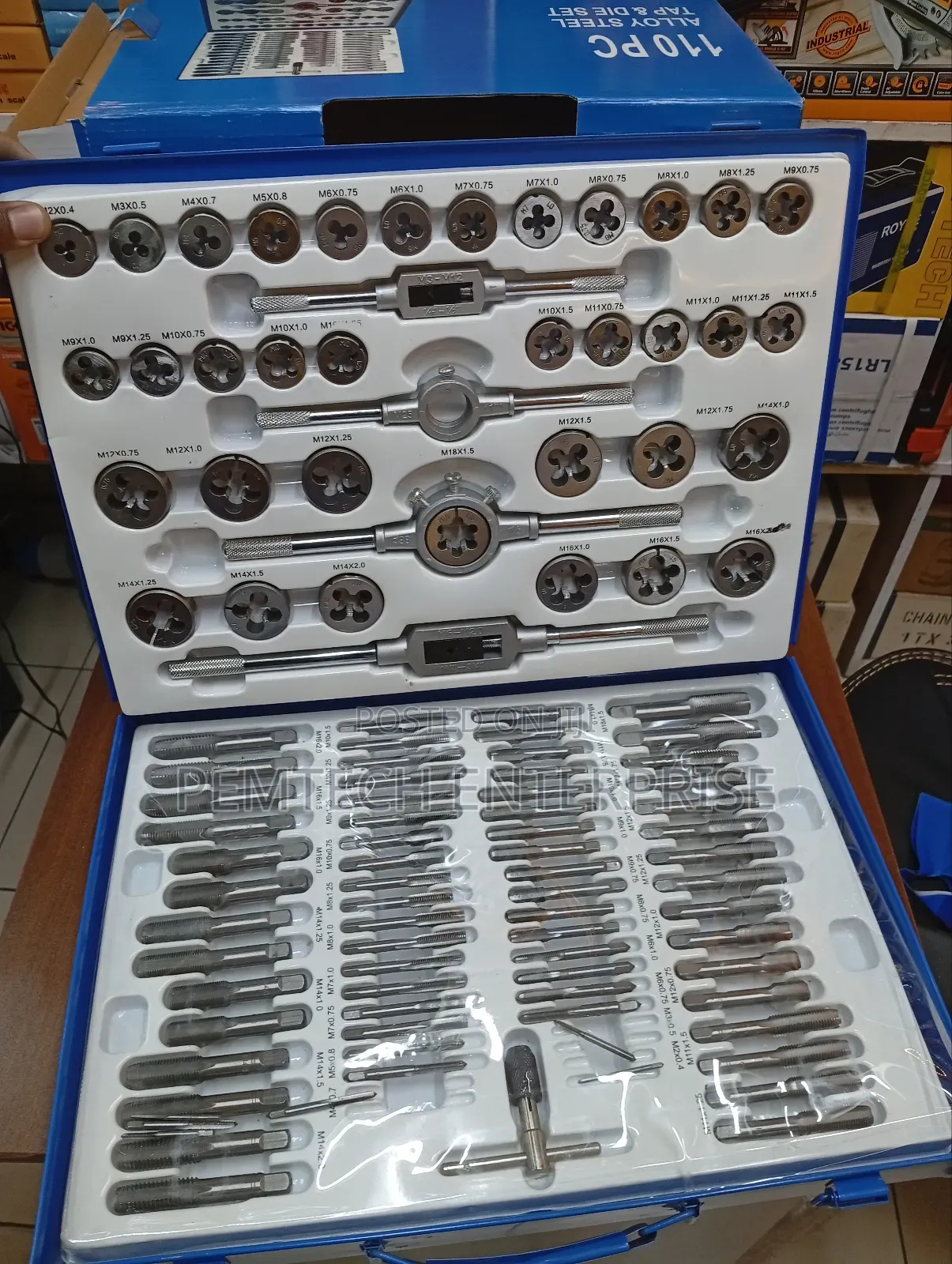 110pcs Tap and Die Set