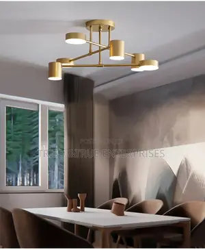 Elegant 6 Head Sputnik LED Chandelier Light Wzd6