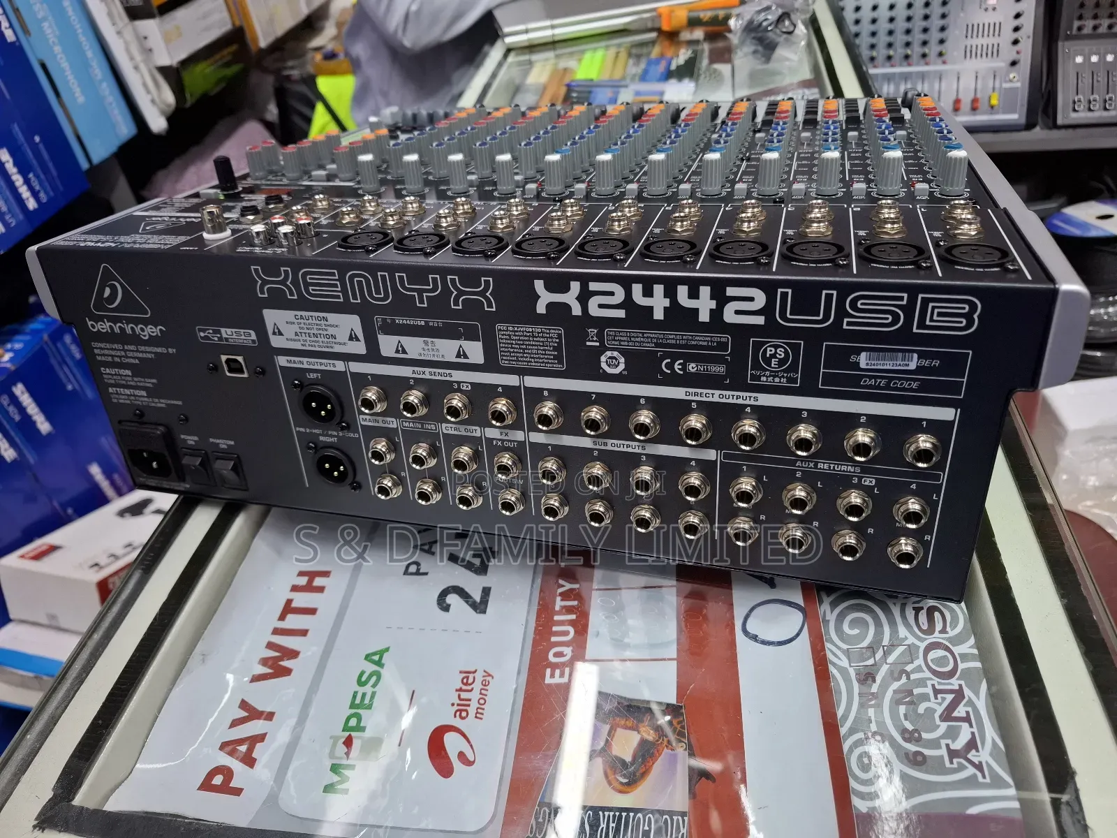 Behringer Xenyx X2442USB 24channels Plain Mixer