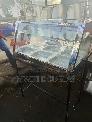 Modernized 3 Full Inserts Food Warmer Display