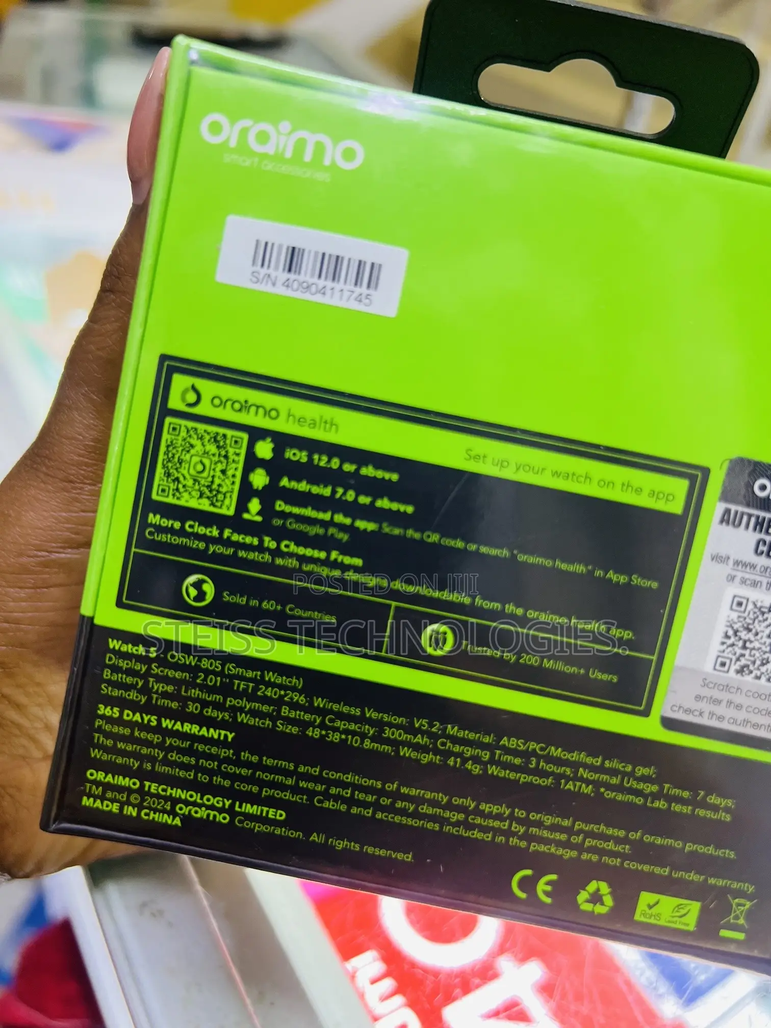 Oraimo Smartwatch
