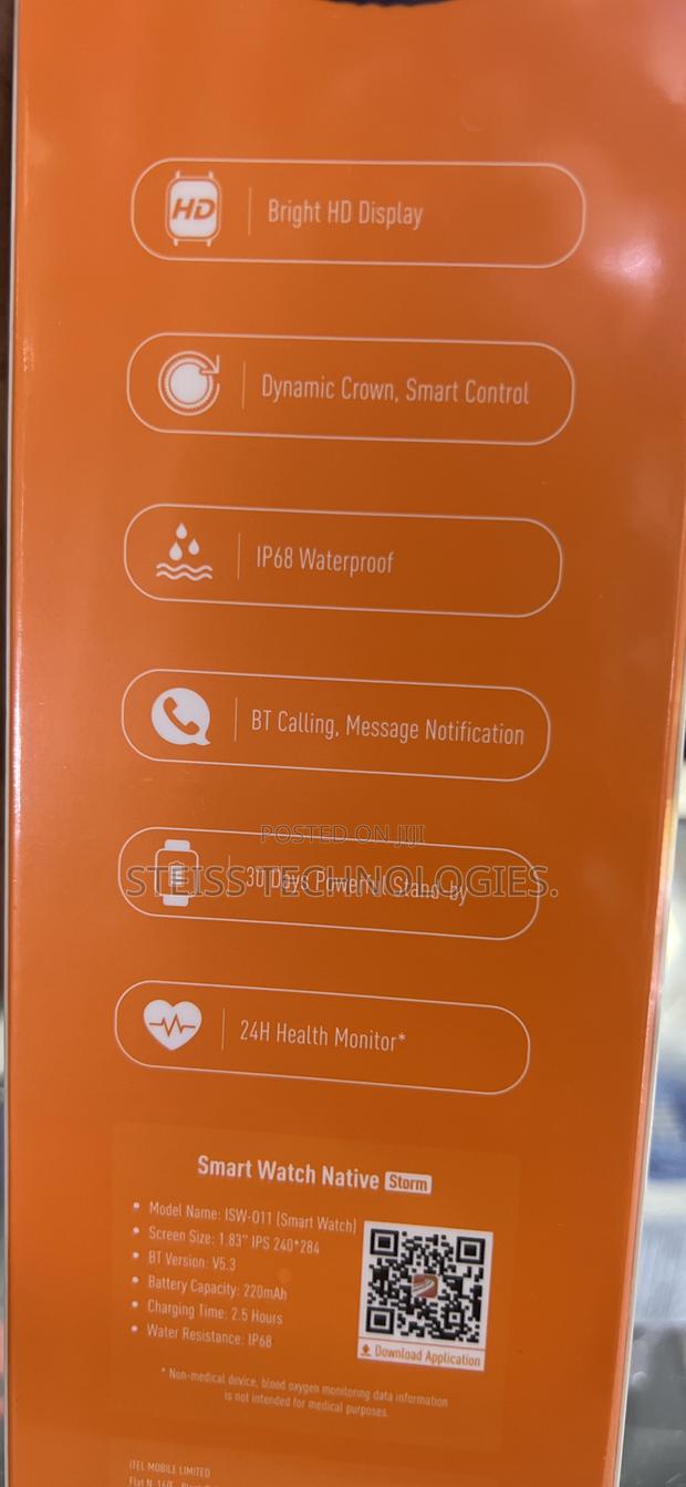 Itel Smartwatch Native Storm - thumbnail 5