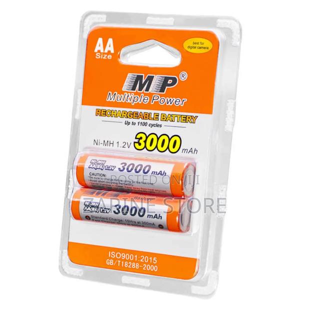 MP Double a Rechargeable Batteries 1.2v 3000mah - main view
