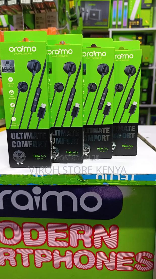 Oraimo Type C Earphones - main view