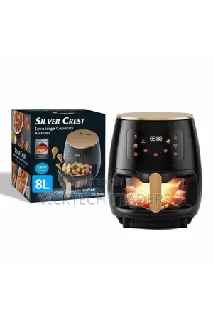 Air Fryer 8 Litres, Silver Crest