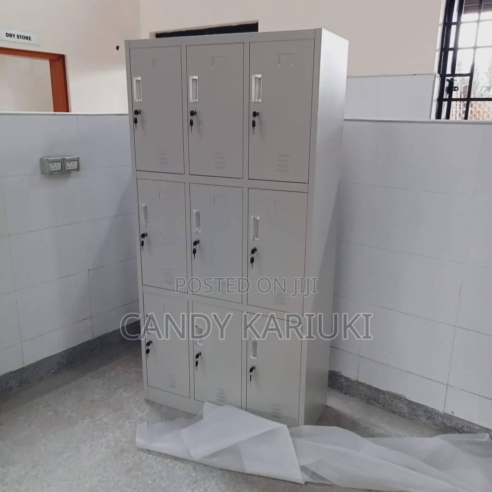 Factory Changing Room Lockers With 9 Compartments