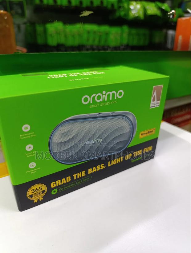 Oraimo Bluetooth Speaker Grab The Bass Light Up The Fan - thumbnail 3