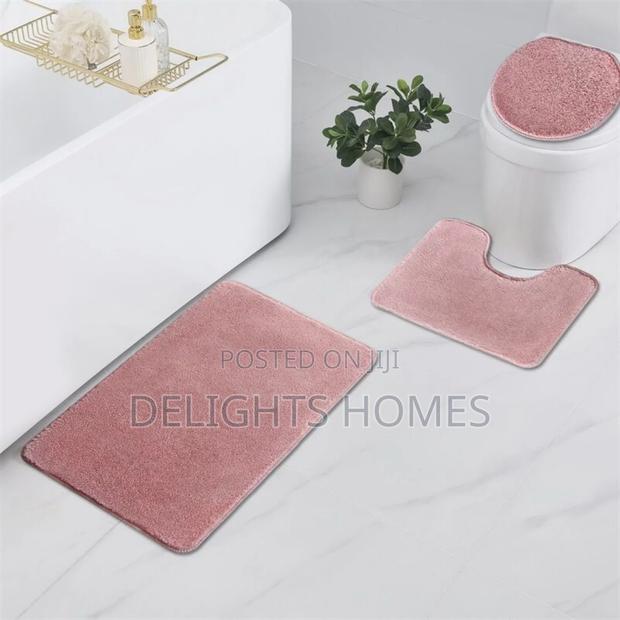 *Super Absorbent 3 Pcs* Bathroom/Toilet Mats _Car