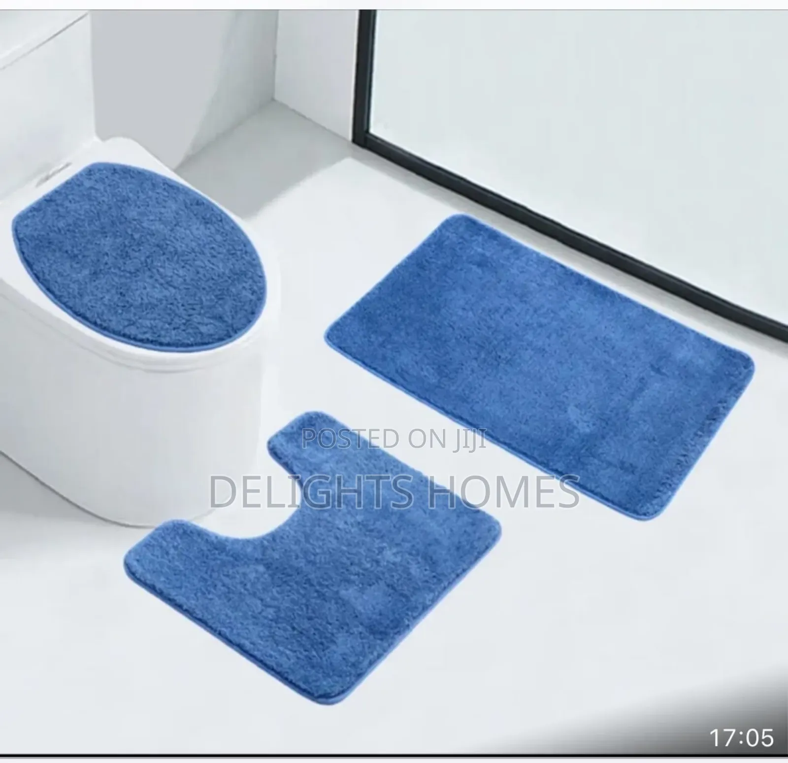 *Super Absorbent 3 Pcs* Bathroom/Toilet Mats _Car