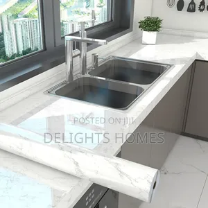 Self Adhesive Marble Contact Paper. _Car