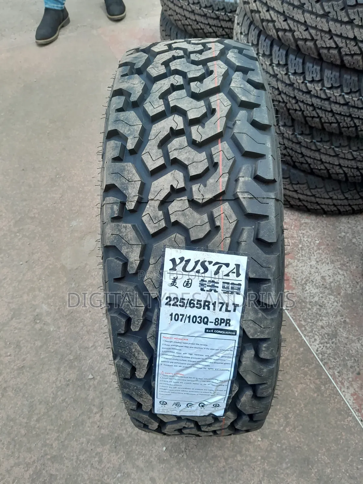 225/65r17 Yusta Tyres Brand New