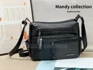Peach/Black Sling Bag