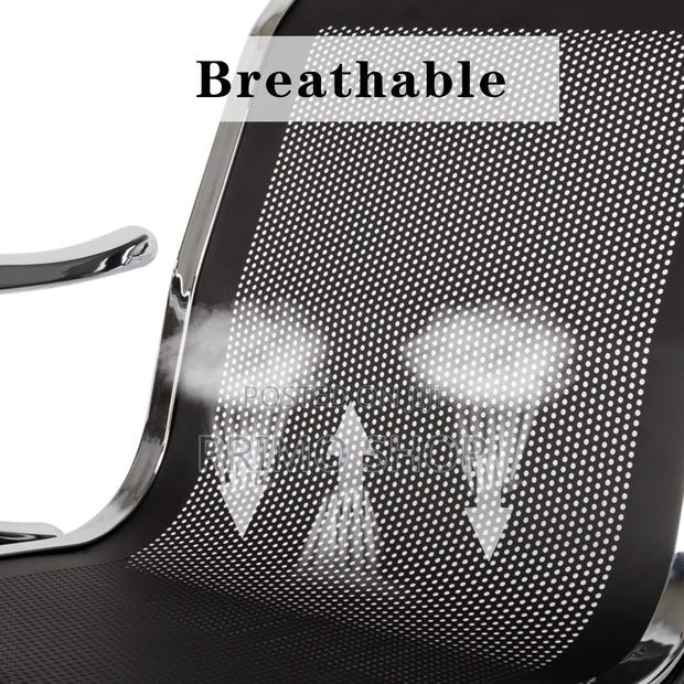 Reception Benches; 3-Link Metallic Office Waiting Bench - thumbnail 8