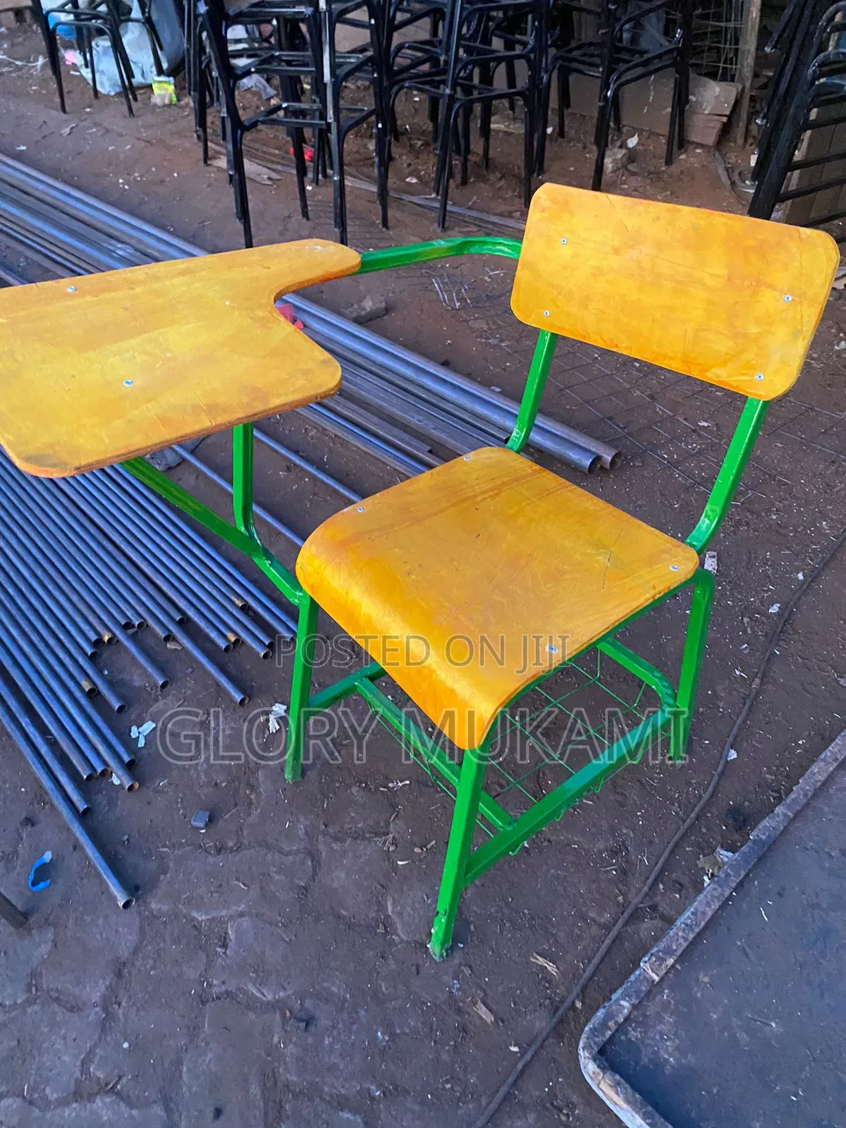 Arm Chair Collextension Painted Green