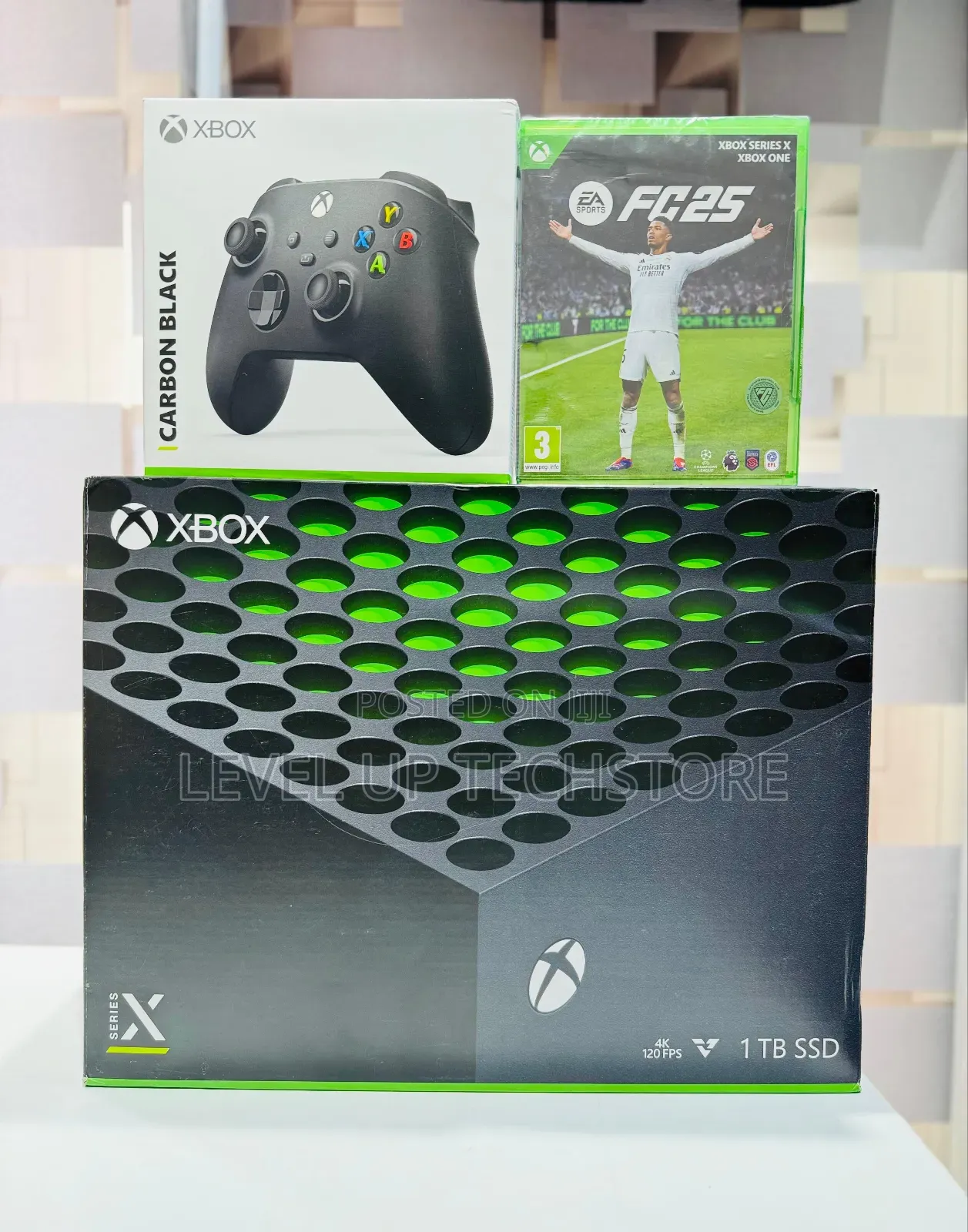 Microsoft Xbox Series X 1tb Bundle | Carbon Black Pad Fc 25