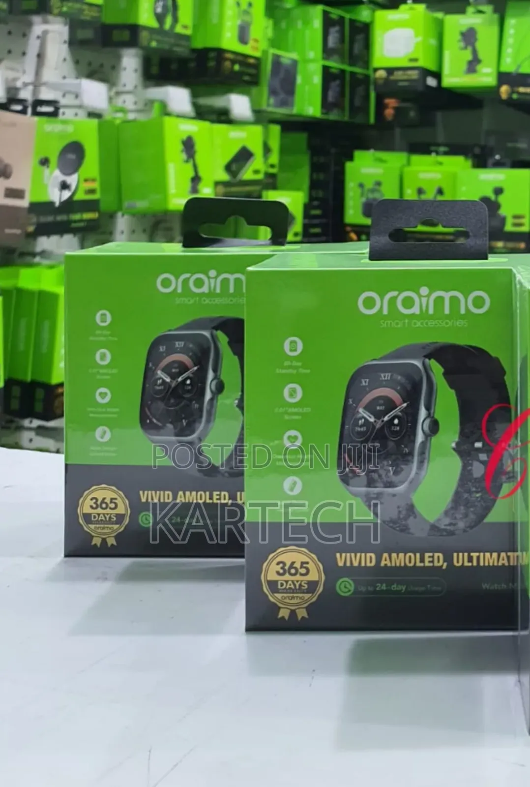 Oraimo Watch Nova AM OSW-812 2.01"AMOLED Screen Curved Cover