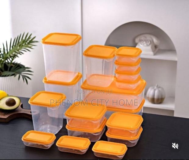 17pcs Plastic Storage Containers