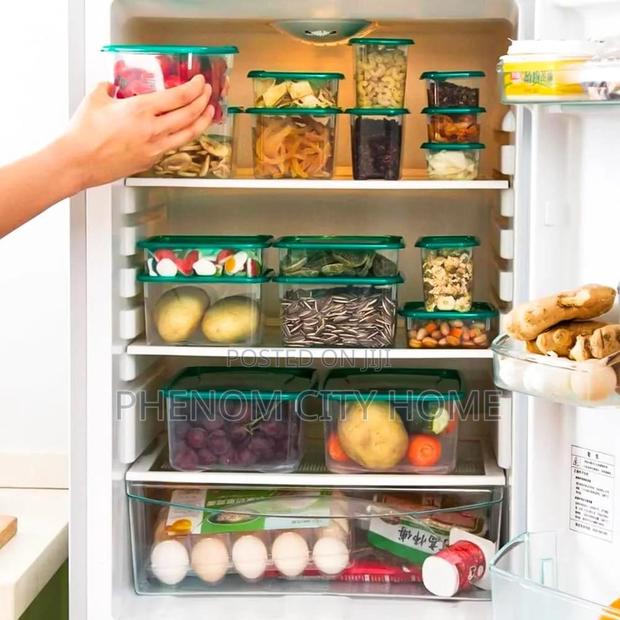 17pcs Plastic Storage Containers - thumbnail 2