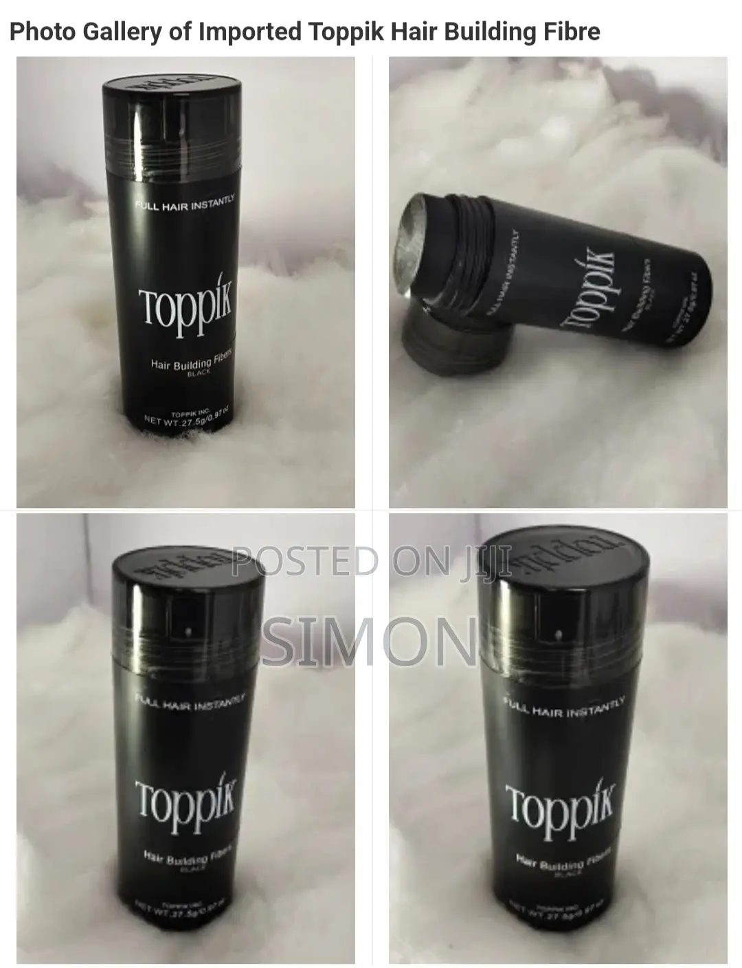 Toppik Hair Building Fiber 27.5g ( Black and Dark Brown)